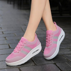 WIDEš„Last Day 60% OFF - Women light air flying woven mesh orthopedic Sneakers